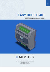 Mikster EASY CORE C 400 User Manual