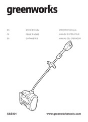 GreenWorks SSE401 Operator's Manual