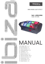 Ibiza LED8-MINI Manual