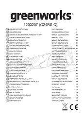 GreenWorks G24RS-C User Manual