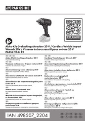 Parkside PASSK 20-Li B2 Original Instructions Manual