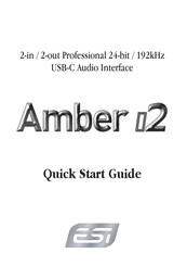 Esi Amber i2 Quick Start Manual