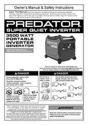 Harbor Freight Tools PREDATOR Owner's Manual & Safety Instructions