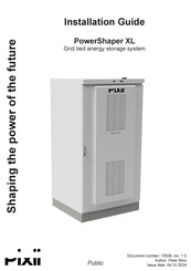 Pixii PowerShaper XL Installation Manual