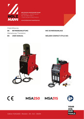 HOLZMANN MASCHINEN MSA 315 User Manual