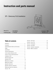 Meijer SPI Instructions And Parts Manual