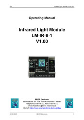 BEIER-Electronic LM-IR-8-1 Operating Manual