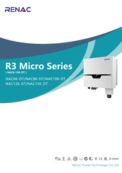 Renac NAC12K-DT Manual