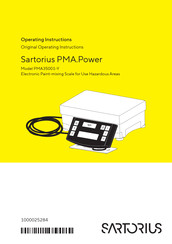 Sartorius PMA35001-Y Operating Instructions Manual