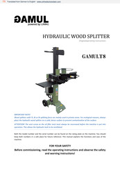 Lumag GAMUL T8 Operating Instructions Manual