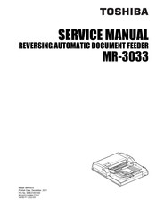 Toshiba MR-3033 Service Manual