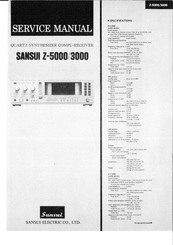 Sansui Z-5000 Service Manual