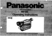 Panasonic NV-S5 Operating Instructions Manual