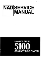 NAD 5100 Series Service Manual