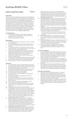 EcoFlow RIVER 3 Plus Safety Instruction