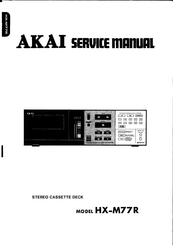Akai HX-M77R Service Manual