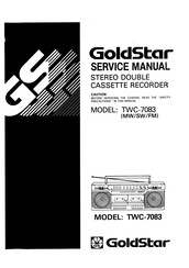Goldstar TWC-7083 Service Manual