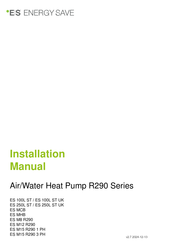 Energy Save ES M15 R290 3 PH Installation Manual