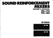 Yamaha PM-170 Owner's Manual
