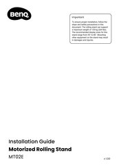 BenQ MT02E Installation Manual