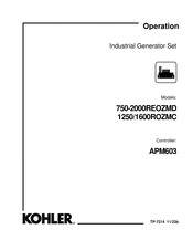 Kohler 750REOZMD Operation