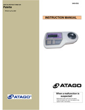 ATAGO Palette PR-32 Instruction Manual