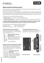 FUHR multitronic ServoAccess Manual