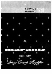 Marantz 1250 Service Manual