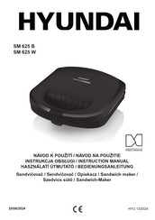Hyundai SM 625 W Instruction Manual