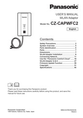 Panasonic CZ-CAPWFC2 User Manual