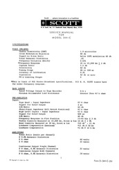 Scott 344-C Service Manual