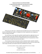 PROAUDIO ELECTRONICS 044-331 Replacement