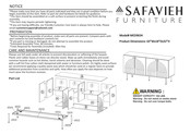 Safavieh Furniture Mayln MED9634A-2BX Manual