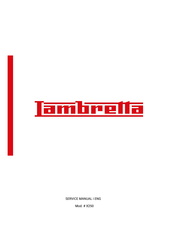 Lambretta X250 2024 Service Manual