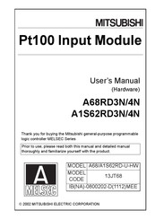 Mitsubishi MELSEC A1S62RD3N User Manual