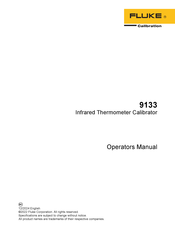 Fluke Calibration 9133 Operator's Manual