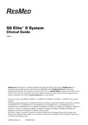 ResMed S8 Elite II Clinical Manual