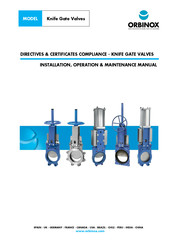 Orbinox VG Installation, Operation & Maintenance Manual