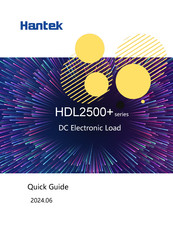 Hantek HDL2513B+ Quick Manual