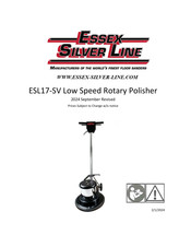 Essex Silver-Line ESL17-SV Manual