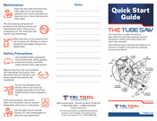 TRI tool Tube Saw Quick Start Manual