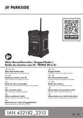 Parkside PRFMA 20-Li A1 Operating Instructions And Safety Instructions
