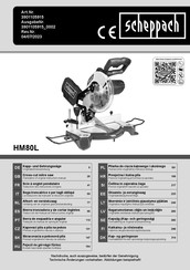 Scheppach 3901105915 Instruction Manual