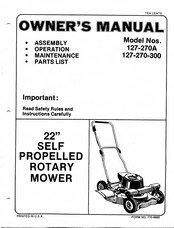 MTD 127-270-300 Owner's Manual