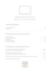 viveroo Free Operating Instructions Manual