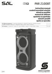 Somogyi Elektronic SAL PAR 2100BT Instruction Manual
