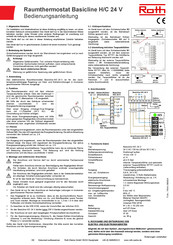 Roth Basicline H/C 24 V Manual