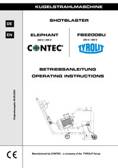 TYROLIT Hydrostress CONTEC ELEPHANT Operating Instructions Manual