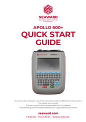 Seaward APOLLO 600+ Quick Start Manual