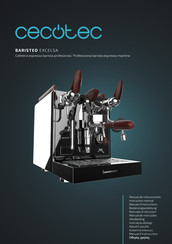 cecotec BARISTEO EXCELSA Instruction Manual